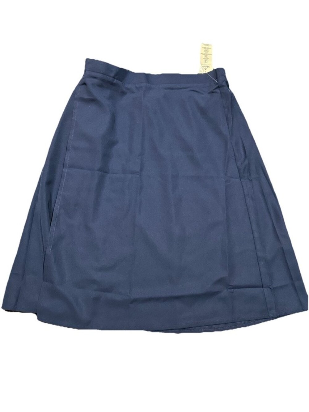 Silverts Adaptive Wrap Navy Skirt L Seniors Wheelchair Modest New